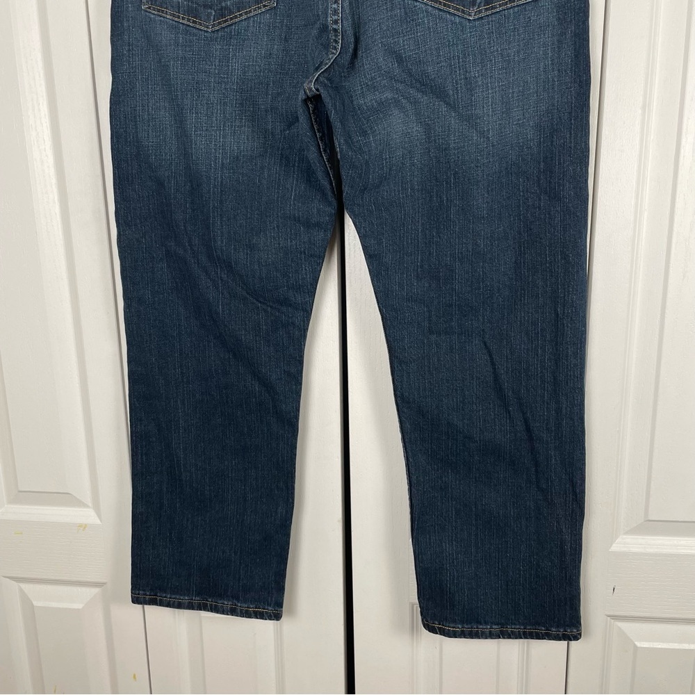Wrangler Jeans Men’s 38x29 Blue Denim Advance Comfort Straight Stretch Casual - Picture 8 of 15